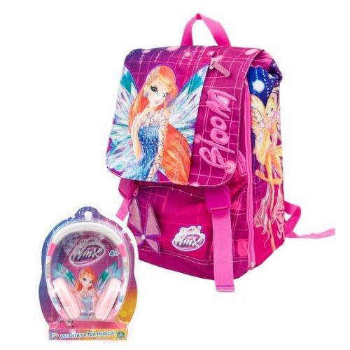 Zaino  Winx con Cuffie