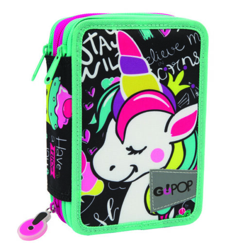 Astuccio 3 ZIP -  Miss Unicorno Go Pop