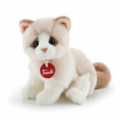 Peluche Trudi Gatto bianco e beige Brad