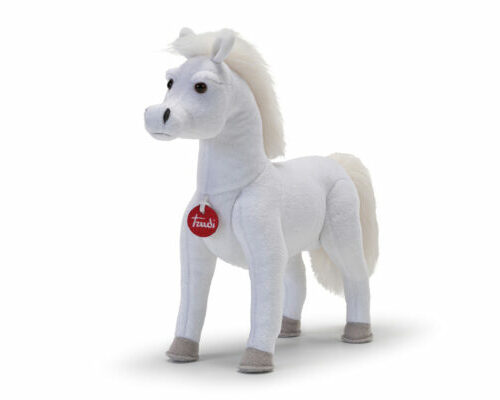 Peluche Trudi Cavallo bianco Perla con stalla