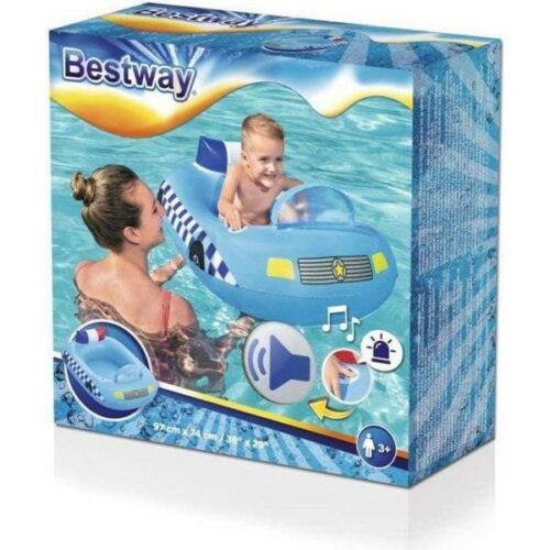 Canotto bimbi auto polizia con sirena