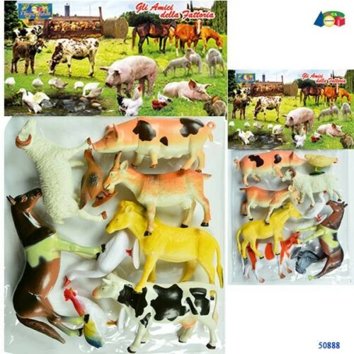 Animali della fattoria in busta