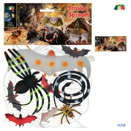 Busta animali ragni  biscie topi pippistrlli
