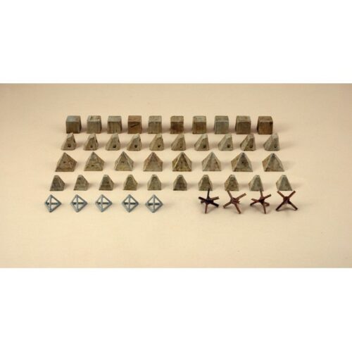 1/72 OSTACOLI ANTICARRO KIT 1:72