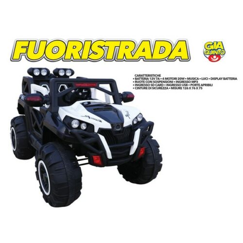 FUORISTRADA Bianco 12Volt  RC