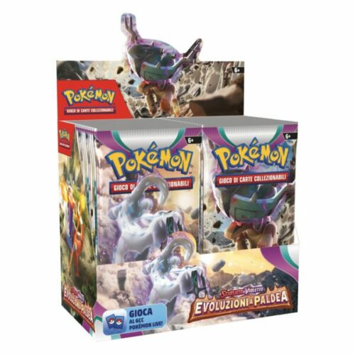 Pokemon Box 36 buste Scarlatto e Violetto