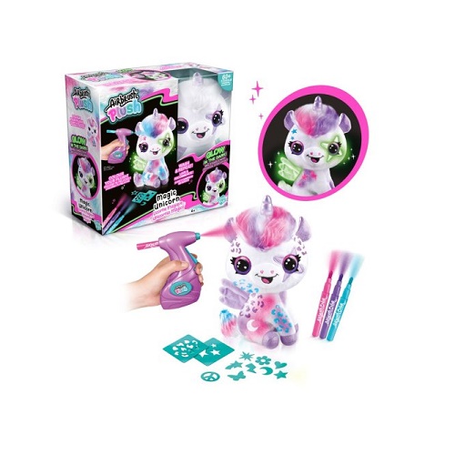 Airbrush Plush Unicorno Glow