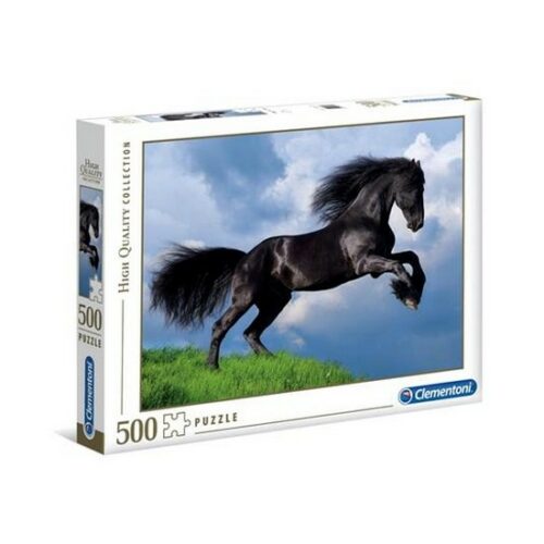 Puzzle 500 pezzi: Fresian Black Horse