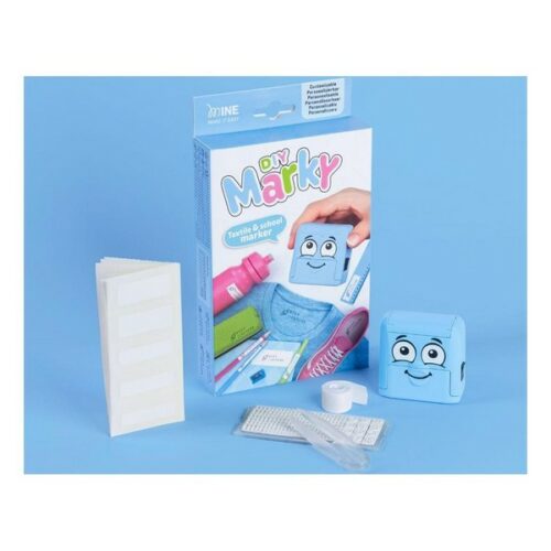 Timbro Marky azzurro