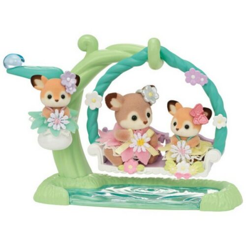 SYLVANIAN FAMILIES Baby Cervi - altalena floreale