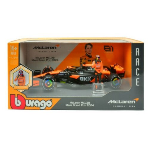 1/43 F1 McLaren MCL38 Miami Grand Prix 2024 #81 O.Piastri
