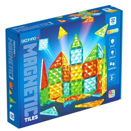 Geomag Magnetic Tiles 32 pezzi