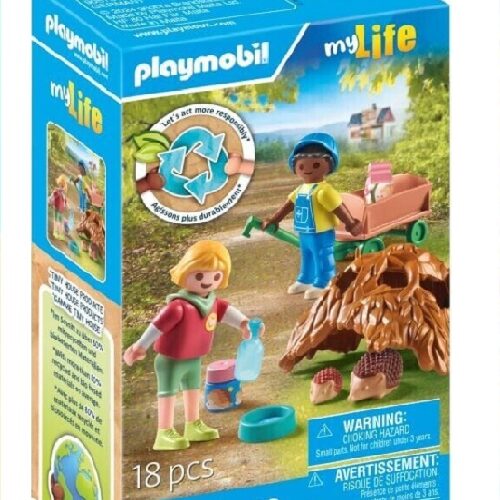 71512 BAMBINI CON FAMIGLIA DI RICCI