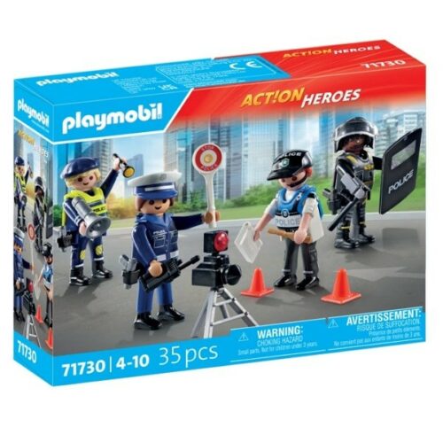 71730 Action Heroes Set personaggi della Polizia