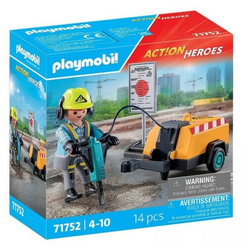 71752 Action Heroes LAVORATORE CON MARTELLO PNEUMATICO