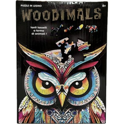 WOODIMALS puzzle in legno GUFO