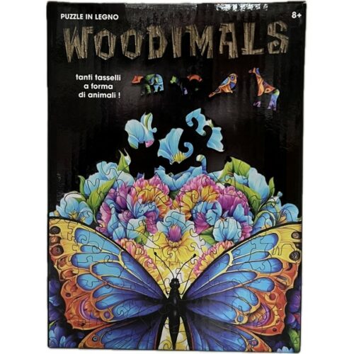 WOODIMALS puzzle in legno FARFALLA