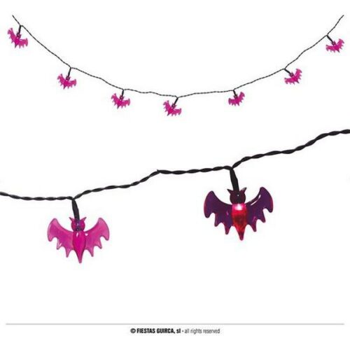 Ghirlanda 10 pipistrelli con led