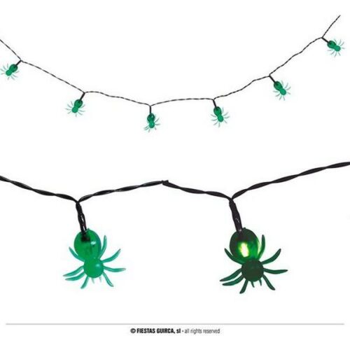 Ghirlanda 10 ragni con led