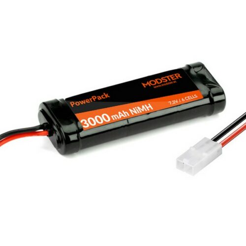Racing Pack 3000mAh NiMH 6-Cell 7.2V con connettore Tamiya