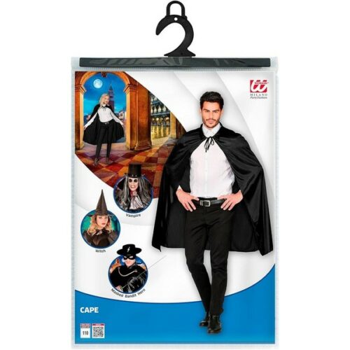 Mantello nero 110 cm