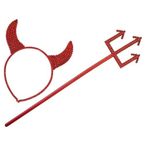 Set Corna rosse + Tridente