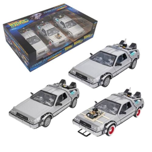1/24 Ritorno al futuro - set 3 auto da collezione