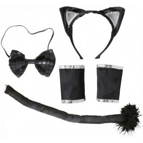 Set GATTO (orecchie ,farfallino.coda)