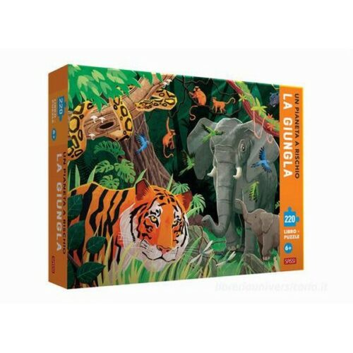 La Giungla - Libro e Puzzle Fantasy