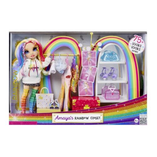 Rainbow High Amaya's Armadio Playset+ doll