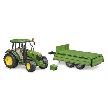 Trattore John Deere 5115 M con carretto
