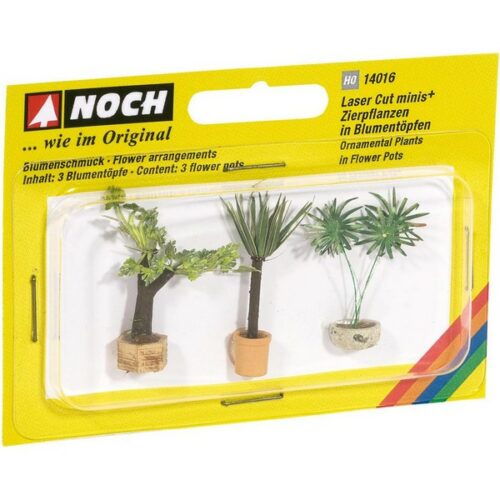 H0 Personaggi - Piante in vaso -3pz