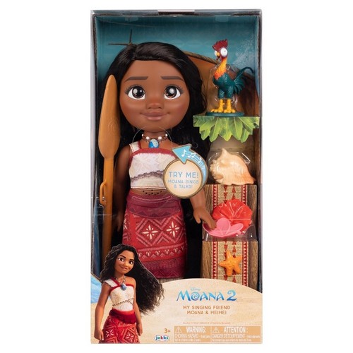 Vaiana 2 bambola cantante cm30+ gallo Heiei