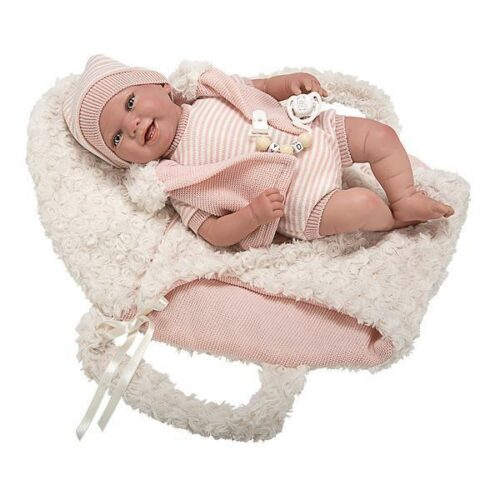 ARIAS - Reborn MATILDE  45cm ROSA con Sacco Nanna rosa