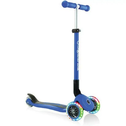 Globber Primo monopattino 3 ruote blu con luci