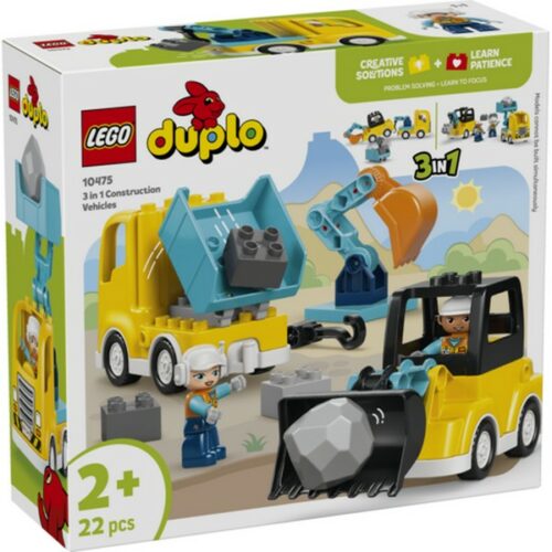 10475 DUPLO Town Veicoli da cantiere 3 in 1