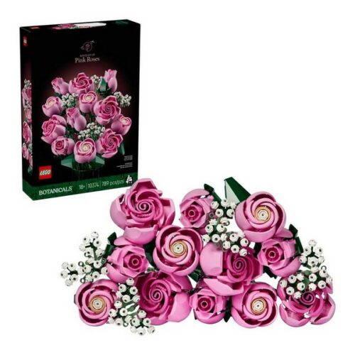 10374 Botanicals: mazzo Rose rosa