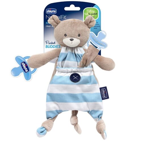 Pochette friend - l'amico del succhietto orsetto azzurro