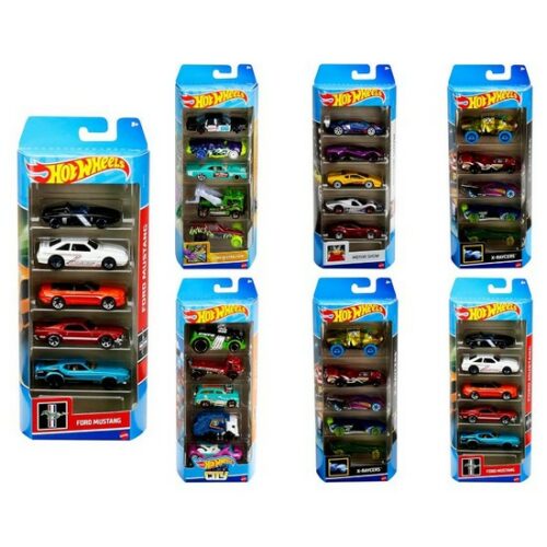 Hot Wheels confezione 5 veicoli ass.to