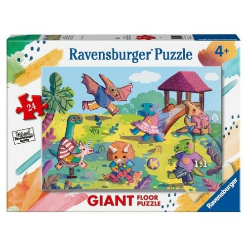 Puzzle MAXI 24 pezzi Dinosauri al parco giochi