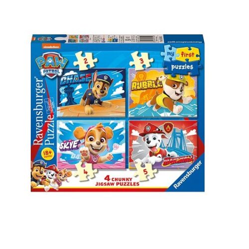 Puzzle 4 progressivi  Paw Patrol