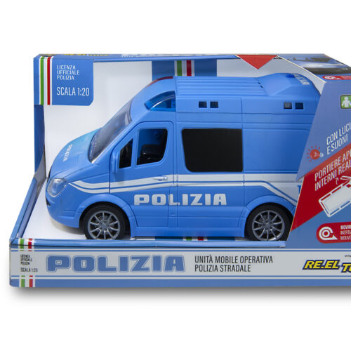 Furgone Polizia luci e suoni