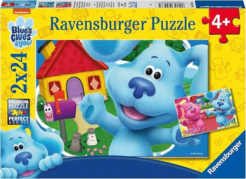 Puzzle 2x24 pezzi Blue's clues