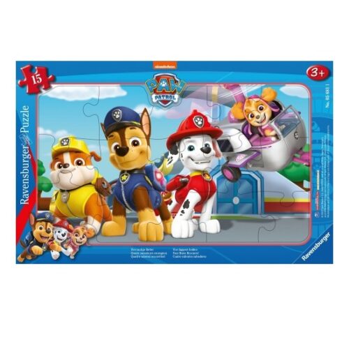 Puzzle in cornice 15 pezzi : Paw Patrol