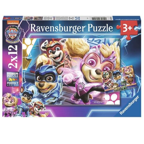 Puzzle 2x12 pezzi Paw Patrol The movie