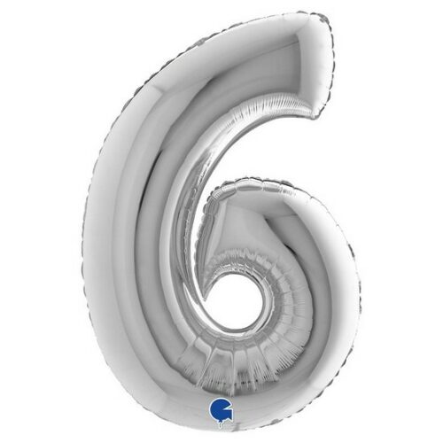 Palloncino metallico 6 argento