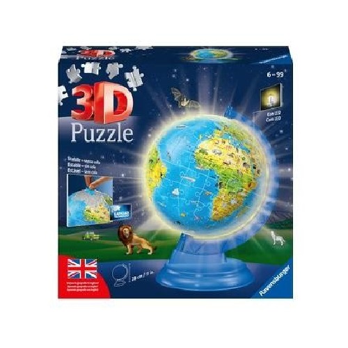Puzzle 3D: Globo 180 pezzi Night Edition