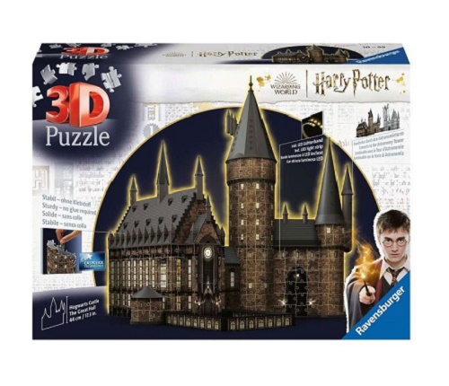 Puzzle 3D : Hogwarts Castle – The Great Hall – Night Edition