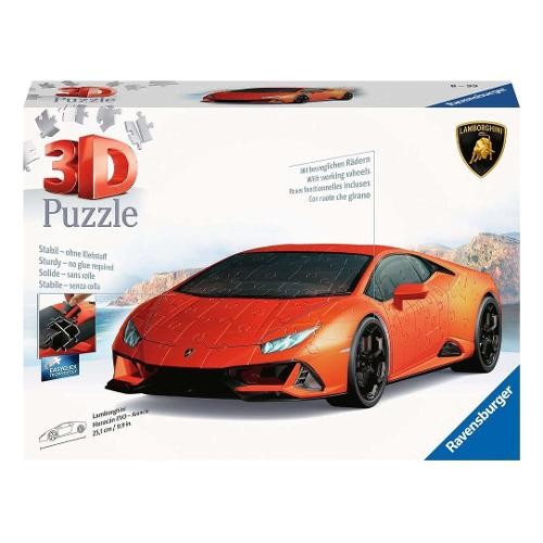 Puzzle 3D :  Lamborghini Huracán EVO arancione