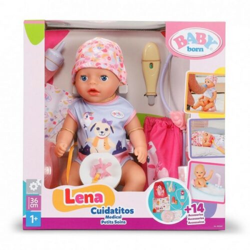 Baby Born LENA con accessori dottore